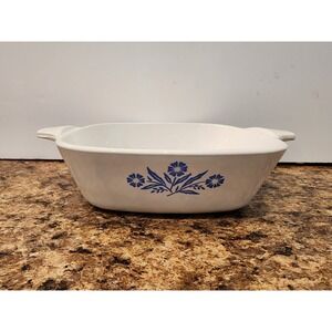 Corning Ware Blue Cornflower Petite Pan Casserole Dish P-41-B  1 3/4 Cup Vintage